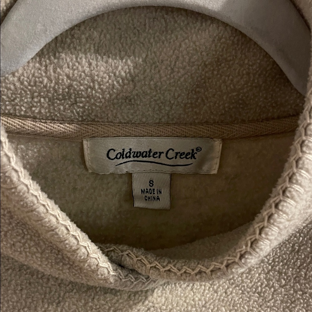 Coldwater Creek Beige Textured Pullover - Picture 1 of 4